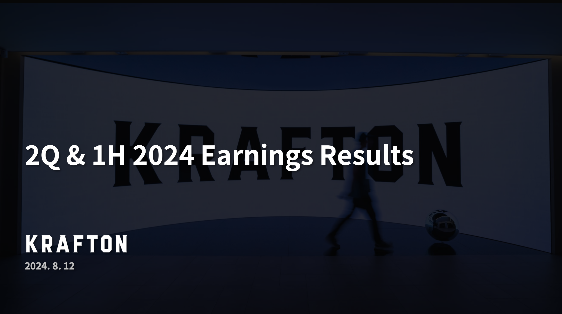 Krafton Q2 and H1 2024 financial earnings report